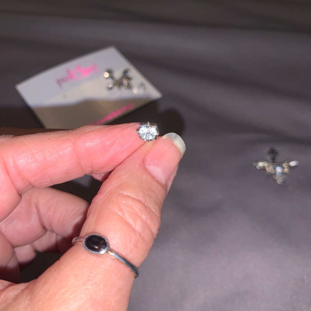 Crystal Pierced Earrings by Park Lane - Picture 6 of 7